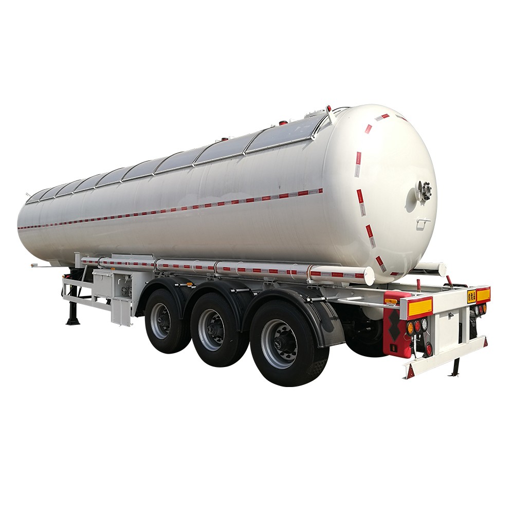 3 Axle 56000 Liter Lpg Semi Trailer With Awning